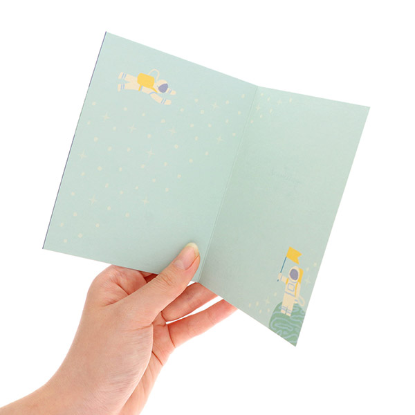 メッセージカード　誕生日(HEF宇宙)