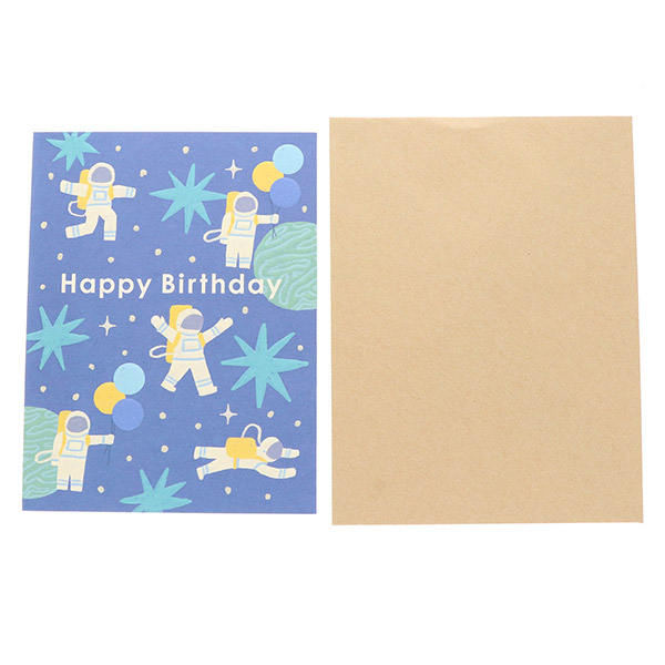 メッセージカード　誕生日(HEF宇宙)