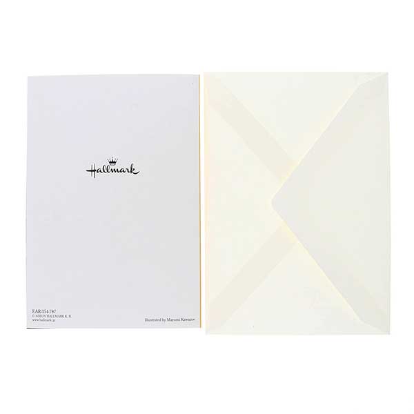 メッセージカード　誕生日(おじぎクマ)