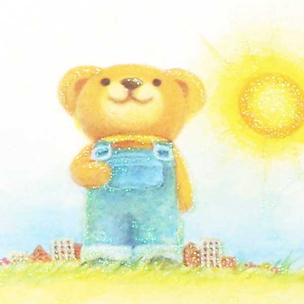 メッセージカード　感謝(ベア・こころからありがとう)