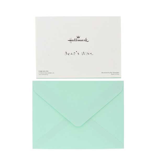 メッセージカード　感謝(ベア・こころからありがとう)