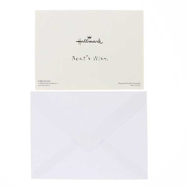 メッセージカード　誕生日(ベア・色とりどりの幸せ)