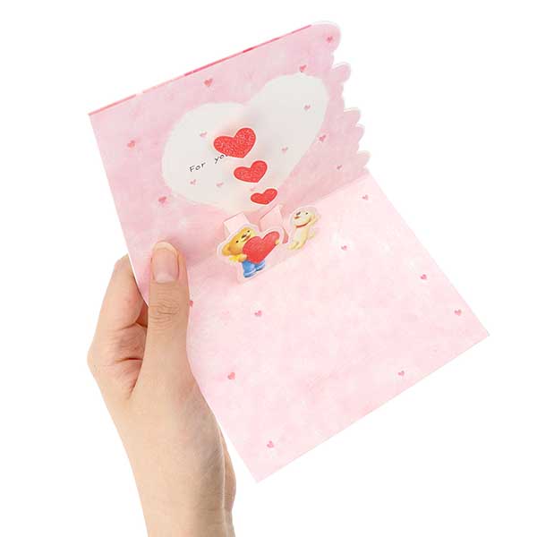 メッセージカード 多目的(ベア・心をこめて)