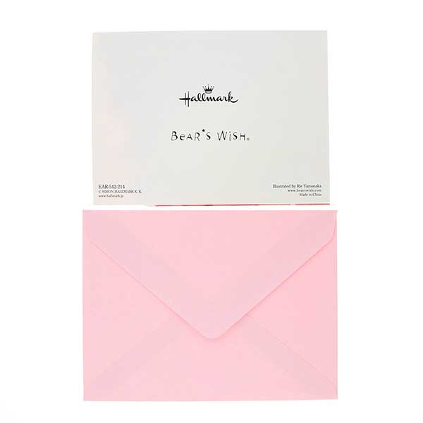 メッセージカード 多目的(ベア・心をこめて)