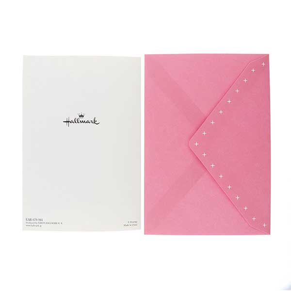 メッセージカード　誕生日(ミッキー&ミニー・立体ケーキ)