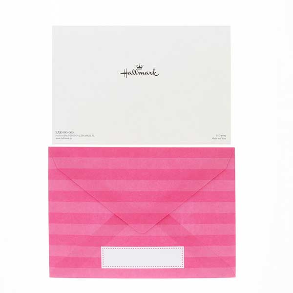 メッセージカード　誕生日(ミッキー&ミニー・飾り文字)