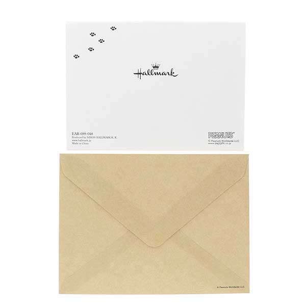 メッセージカード 多目的(スヌーピー・仲間と手紙)