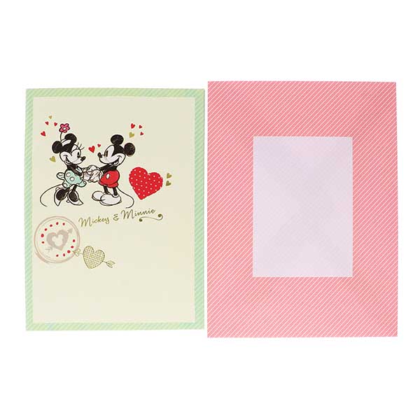 メッセージカード 多目的(ミッキー&ミニー・ミントハート)