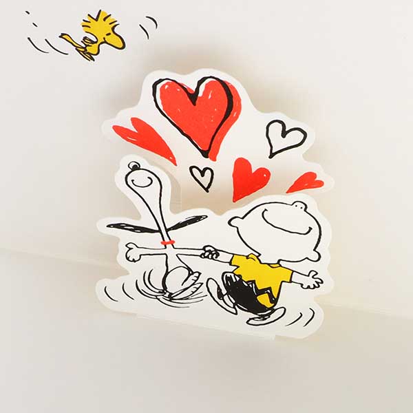 メッセージカード　多目的(スヌーピー・ハグチャーリー)