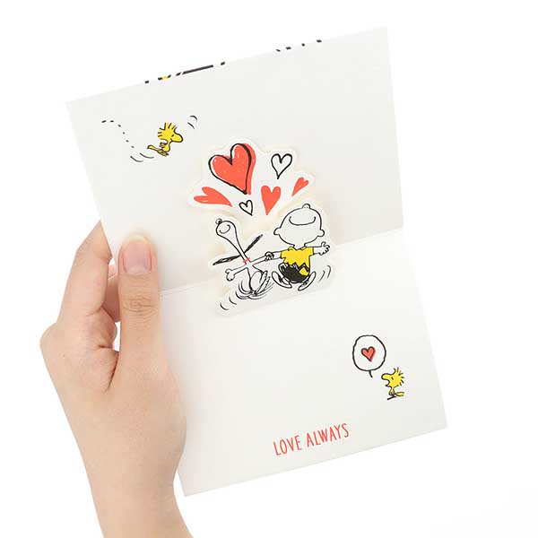 メッセージカード　多目的(スヌーピー・ハグチャーリー)