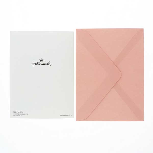 メッセージカード　多目的(はりねずみとハート)