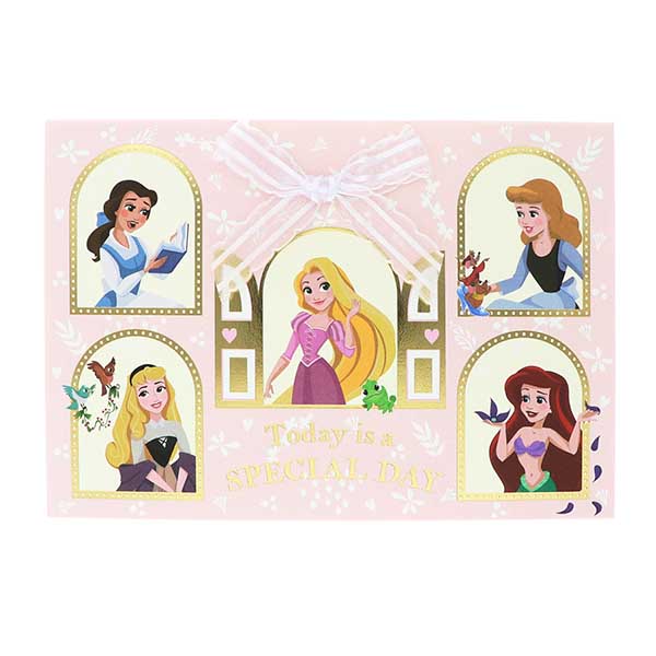 メッセージカード　誕生日(ディズニープリンセス)