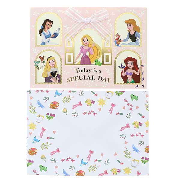 メッセージカード　誕生日(ディズニープリンセス)