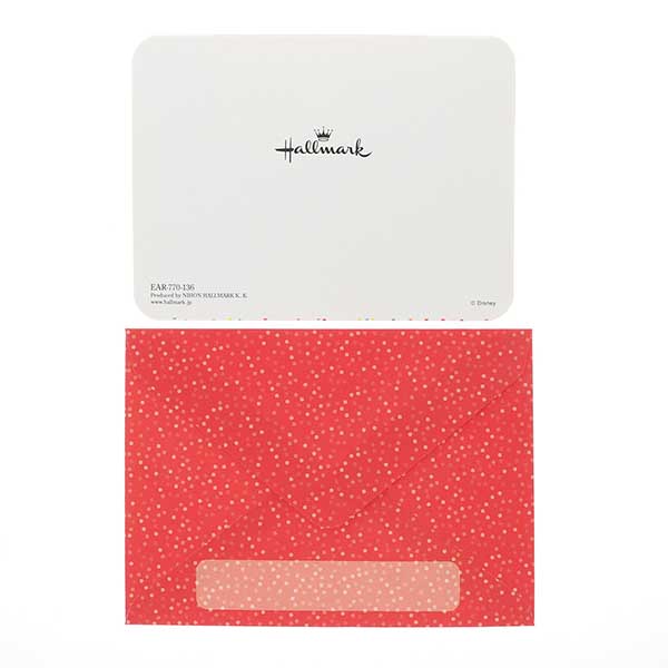 メッセージカード　誕生日(ディズニー・パーティーガーランド)