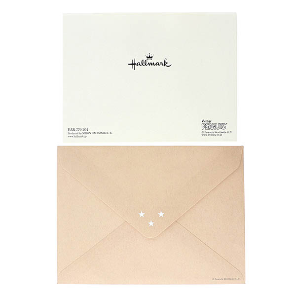 メッセージカード　誕生日(スヌーピー・パーティーガーランド)