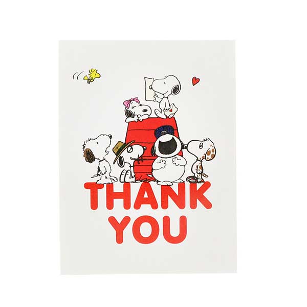 メッセージカード 感謝(スヌーピー・ハピネスモーメント)