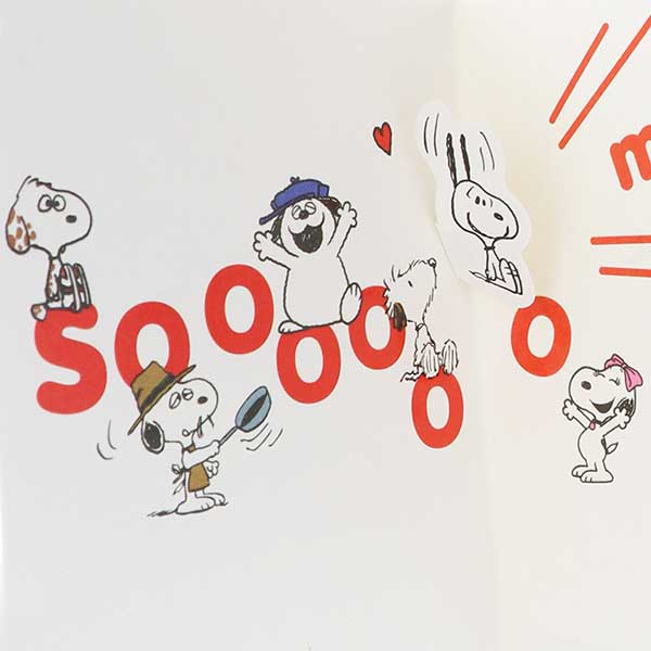 メッセージカード 感謝(スヌーピー・ハピネスモーメント)