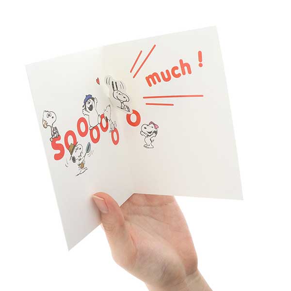 メッセージカード 感謝(スヌーピー・ハピネスモーメント)