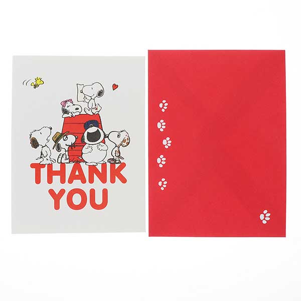 メッセージカード 感謝(スヌーピー・ハピネスモーメント)