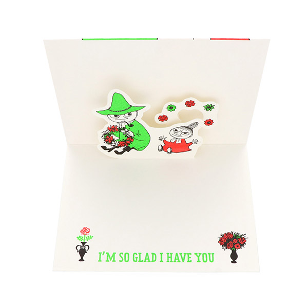 メッセージカード　感謝(ムーミン・ミイとスナフキン)