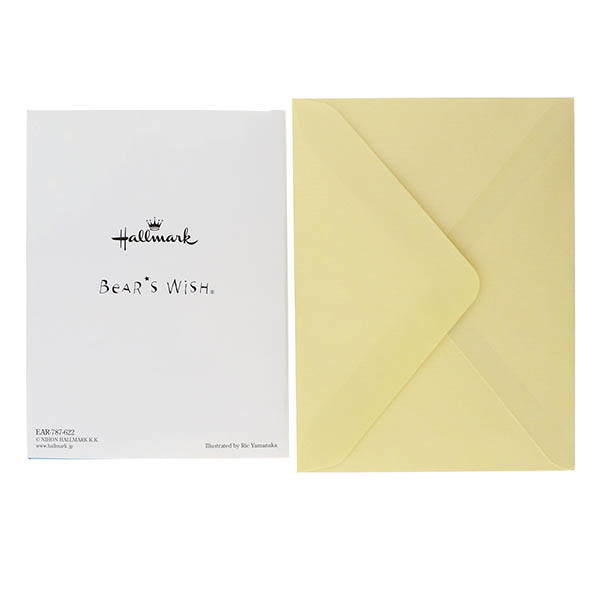 メッセージカード　誕生日(ベア・星)