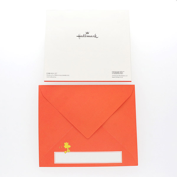 メッセージカード　お祝い(スヌーピー・祝)