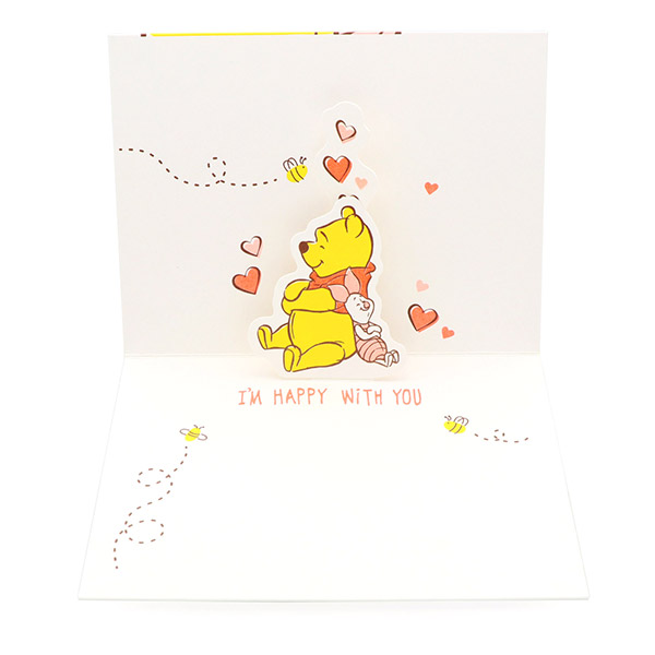 メッセージカード　多目的(プーさん・ビッグハグ)