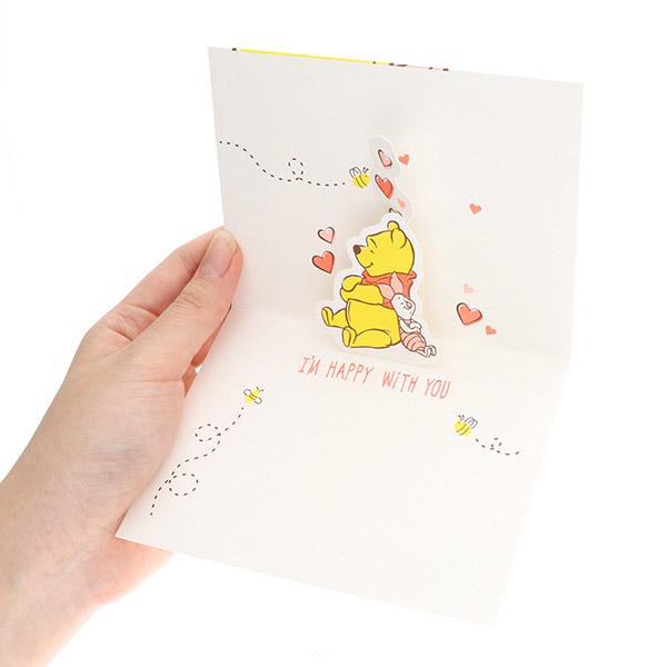 メッセージカード　多目的(プーさん・ビッグハグ)