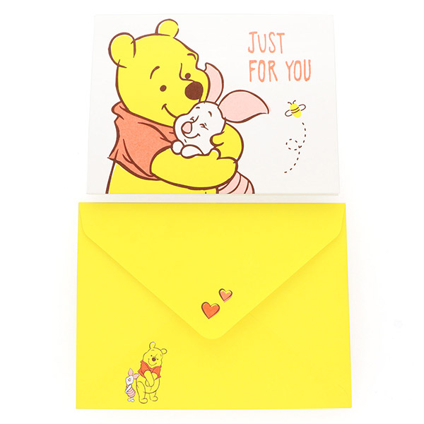 メッセージカード　多目的(プーさん・ビッグハグ)