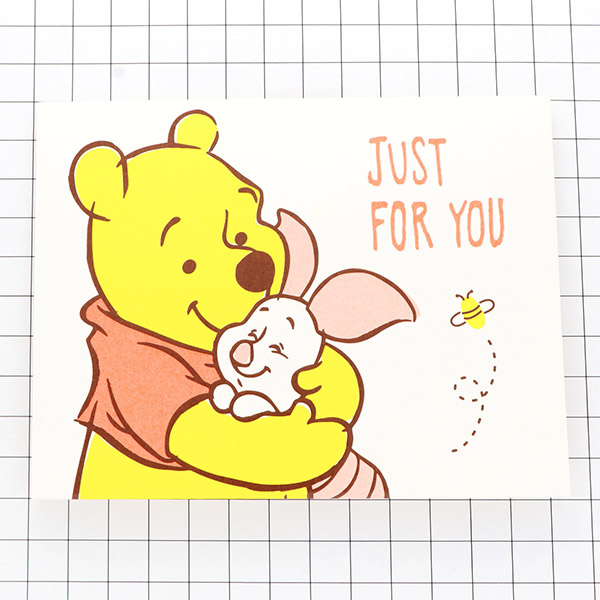 メッセージカード　多目的(プーさん・ビッグハグ)