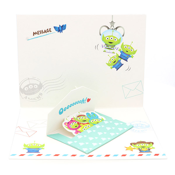 メッセージカード 多目的(トイストーリー・お手紙エイリアン)