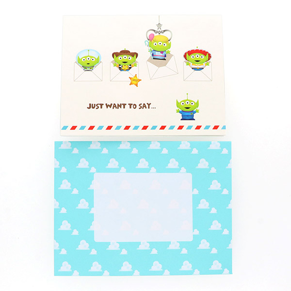 メッセージカード 多目的(トイストーリー・お手紙エイリアン)