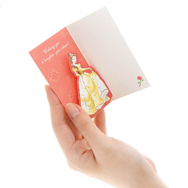 メッセージカード　多目的(ディズニー ベル 立体ミニカード)