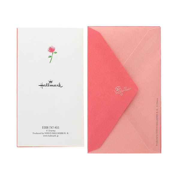 メッセージカード　多目的(ディズニー ベル 立体ミニカード)