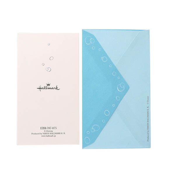 メッセージカード　多目的(ディズニー アリエル 立体ミニカード)