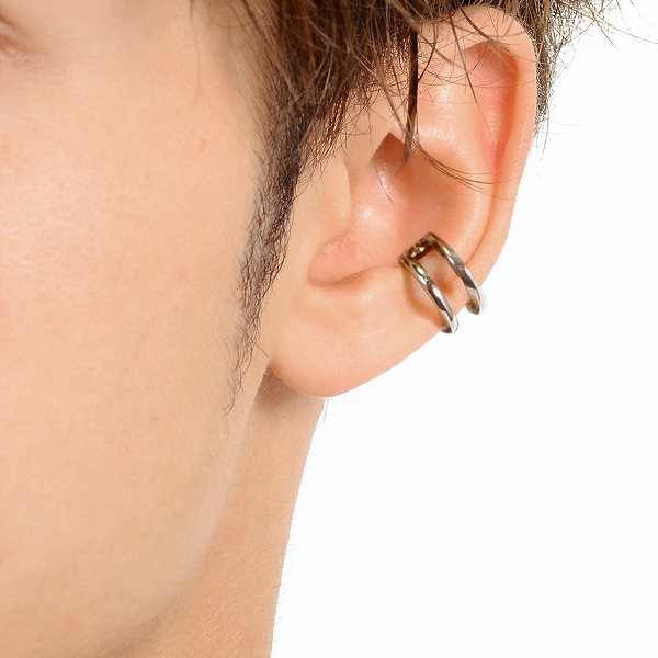 ステンレスペアイヤーカフ