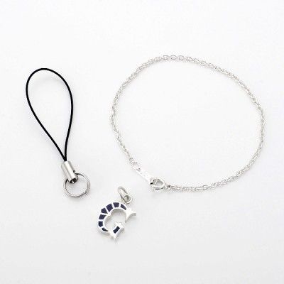 シルバー携帯ストラップ