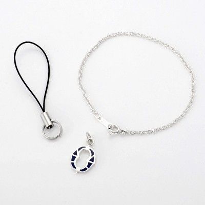 シルバー携帯ストラップ