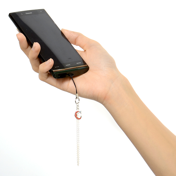 シルバー携帯ストラップ