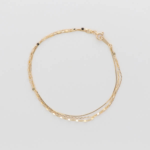 イエローゴールドブレスレット