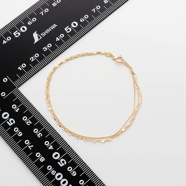 イエローゴールドブレスレット