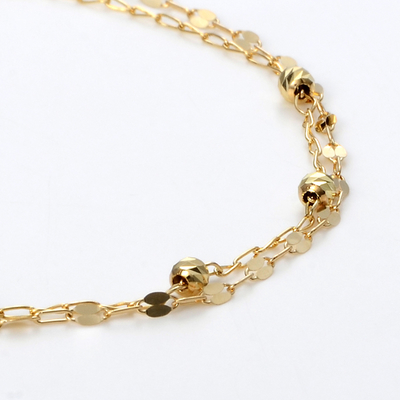 イエローゴールドブレスレット