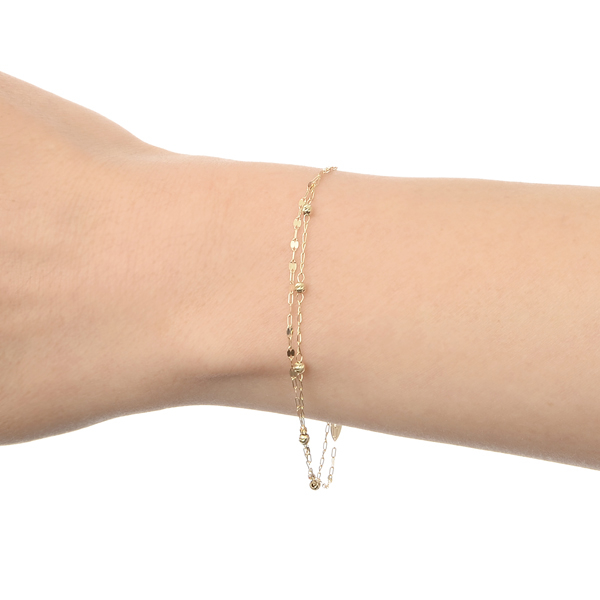 イエローゴールドブレスレット