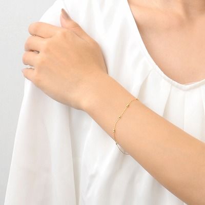 イエローゴールドブレスレット