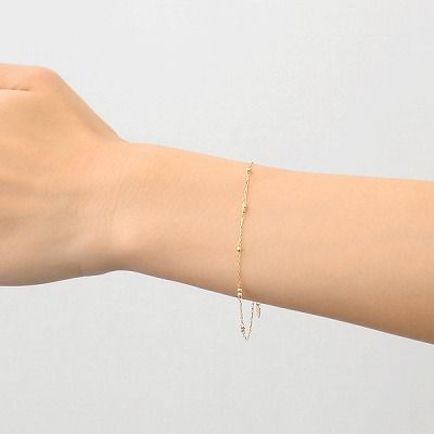 イエローゴールドブレスレット