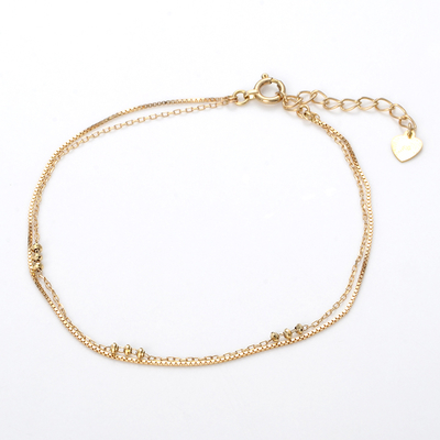 イエローゴールドブレスレット