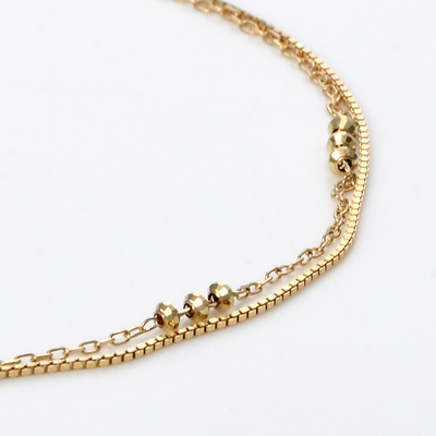 イエローゴールドブレスレット