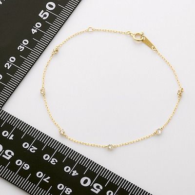 イエローゴールドブレスレット