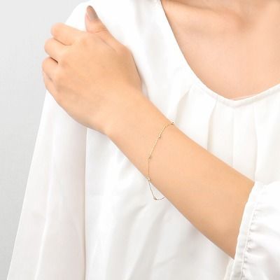 イエローゴールドブレスレット