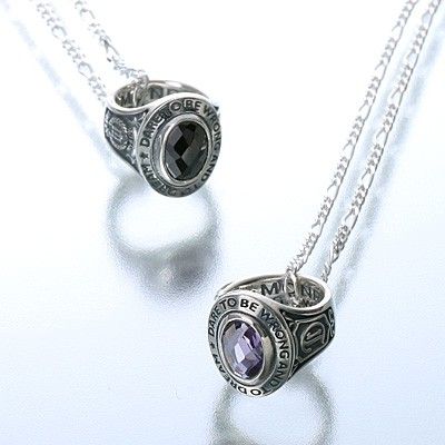 シルバーペアネックレス